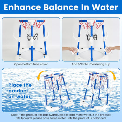 GBruno Floating Pool Basketball Game for Kids