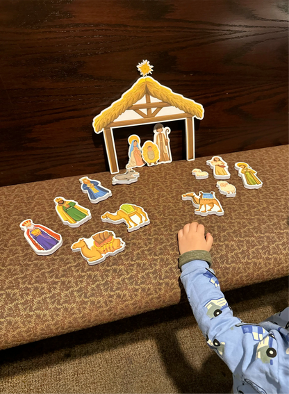 Quiet Nativity Set (a Christmas bath toy!)