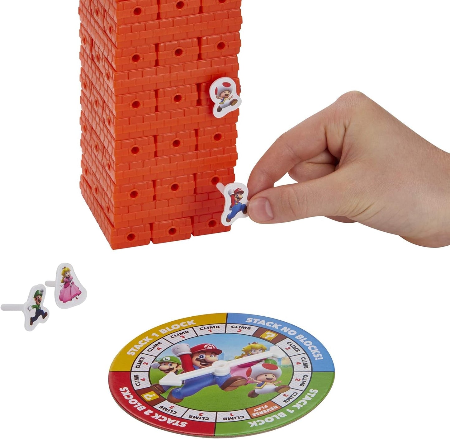 Hasbro Jenga: Super Mario Edition Game | Block Stacking Tower Game | Back to School Gifts for Kids | Classroom Board Games | Ages 8+ (Amazon Exclusive)