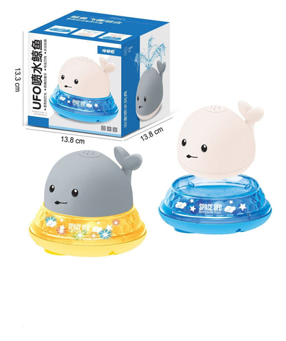 LED Water Spray Whale Toy – Light-Up Baby Bath Toy with Music & Automatic Sensor – Fun Bathtub Sprinkler for Kids