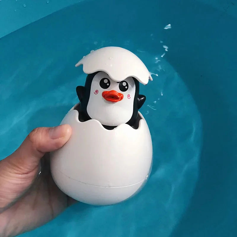 Baby Bath Toys - Duck & Penguin Water Spray Shower Toys | Fun & Safe Bath Time Gift for Kids