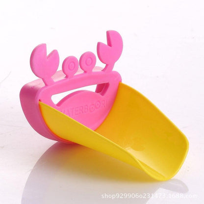 Silicone Baby Bath Toys Kids Faucet Extender children Hand Washing extender Bathroom Sink Rubber Water Reach Faucet Sink