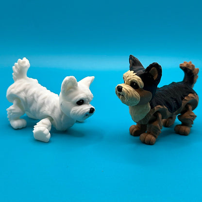 Articulating Yorkie/Maltese Dog Fidget Desk Toy | Printverse