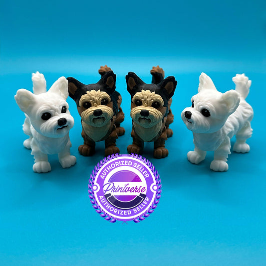 Articulating Yorkie/Maltese Dog Fidget Desk Toy | Printverse