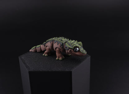 3D Printed Mini Reptile and Amphibian Fidget Toy Set – Articulated Classroom Reward Gift