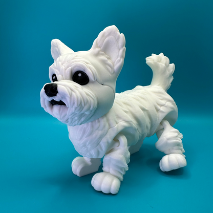 Articulating Yorkie/Maltese Dog Fidget Desk Toy | Printverse