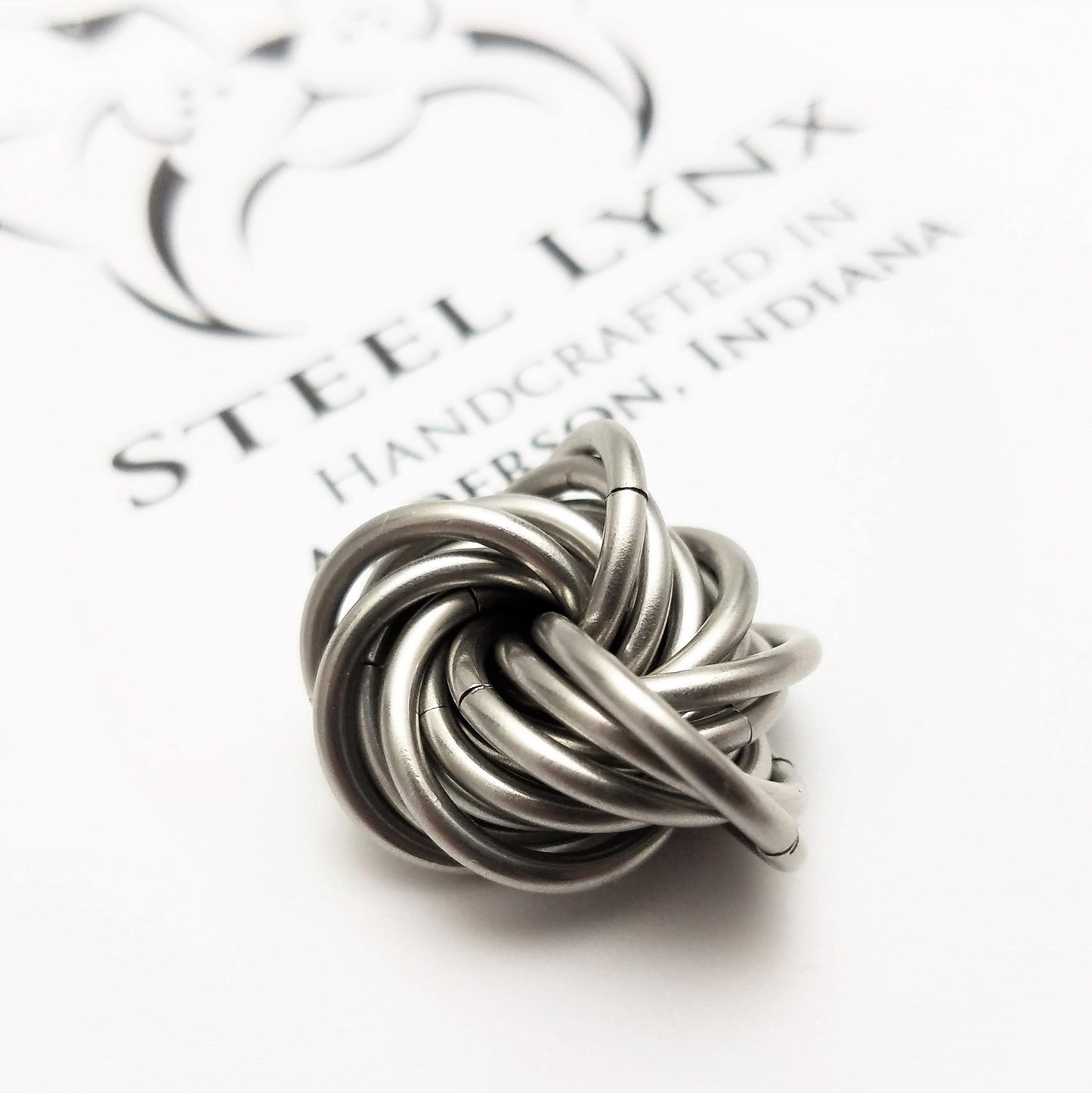 Mobii® STAINLESS STEEL: Stress Ball, Stim Fidget Ball Desk Toy