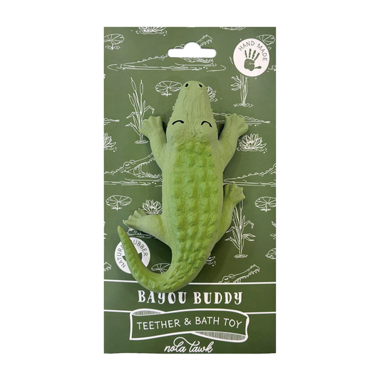 Nola Tawk - Bayou Buddy Gator Teether & Bath Toy