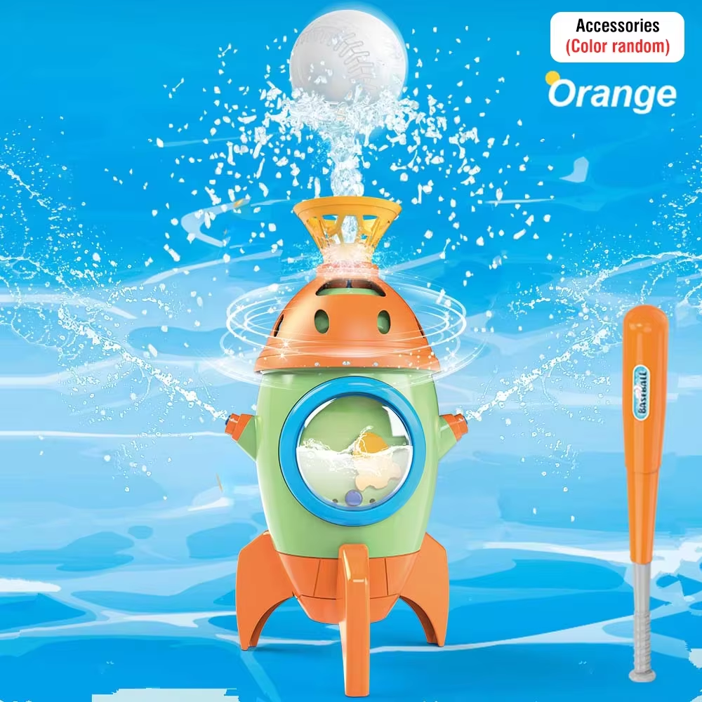 Outdoor Water Toy Baby Bath Toys Cartoon Frog Dinosaur Sprinkler Rotating Spray Garden Yard Fun Games Toys for Kids Boys Girls