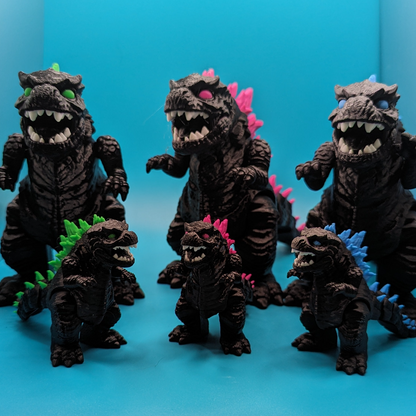 Articulating Godzilla Fidget Desk Toy