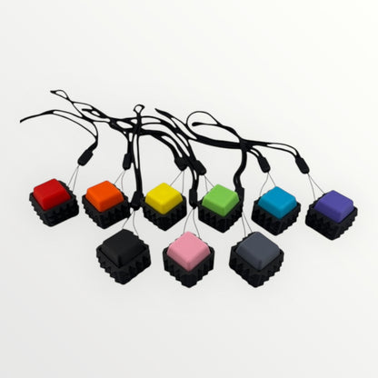 1 Spiky Mechanical Keyboard Fidget Toy Keychain