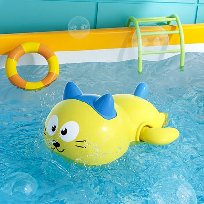 Baby Bath Toys – Swimming Clockwork Dolls & Animals, Fun Water Play for Kids’ Bathtub, Shower, and Bathroom