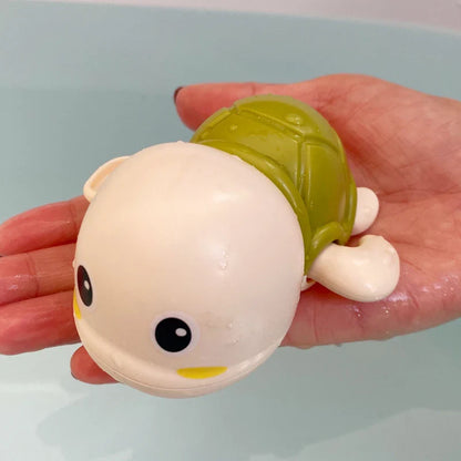 Baby Bath Toys – Cute Swimming Turtle & Whale Water Toys, Classic Wind-Up Clockwork Pool & Beach Fun for Kids