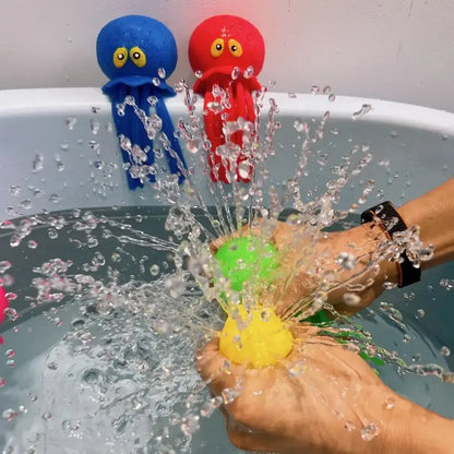 Baby Bath Toy Octopus – Sponge Water Squeeze & Summer Bath Fun