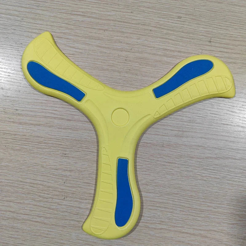 Children Outdoor Sport Flying Disc Soft EVA Touching Boomerang Return Dart Hand Throw Spinner Parent-Child Interactive Game Toys