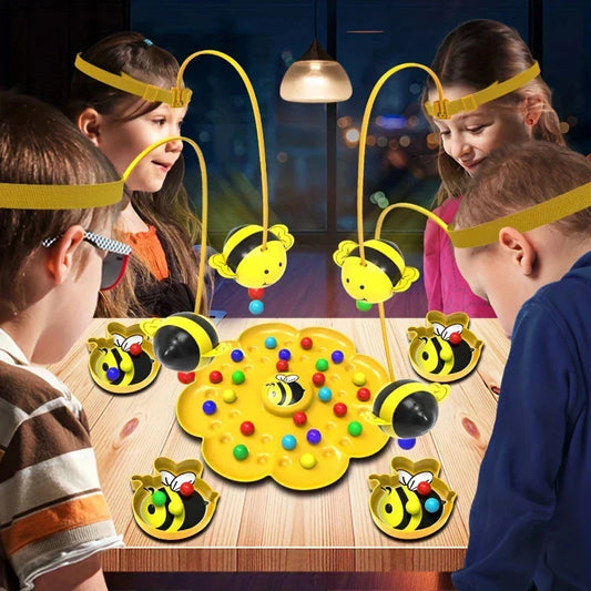 Little Bumblebee Fishing Puzzle Board Game - Interactive Educational Toy for Kids & Family Fun