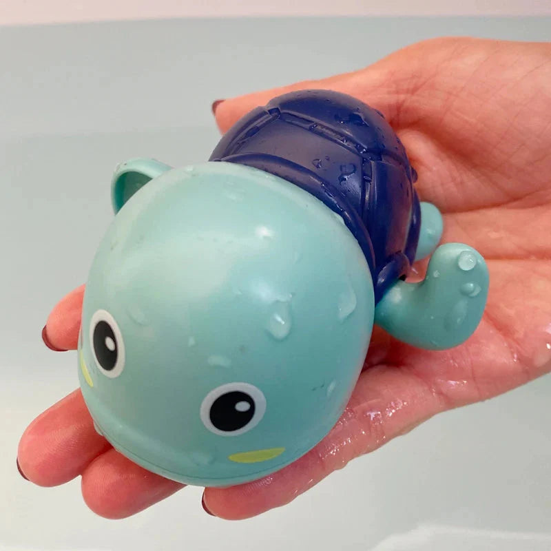 Baby Bath Toys - Swimming Turtle Whale Clockwork Water Toys for Kids | Safe Fun Bath Time Play