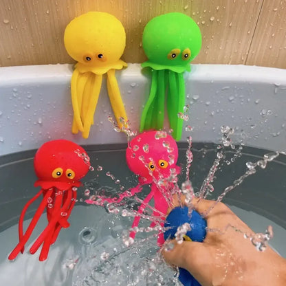 Baby Bath Toy Octopus – Sponge Water Squeeze & Summer Bath Fun