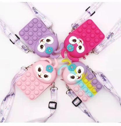 Bunny Fidget Crossbody Bag Bubble Pop Toy