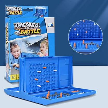 Classic Sea Battle Board Game | Strategic Two-Player Naval Battle Toy