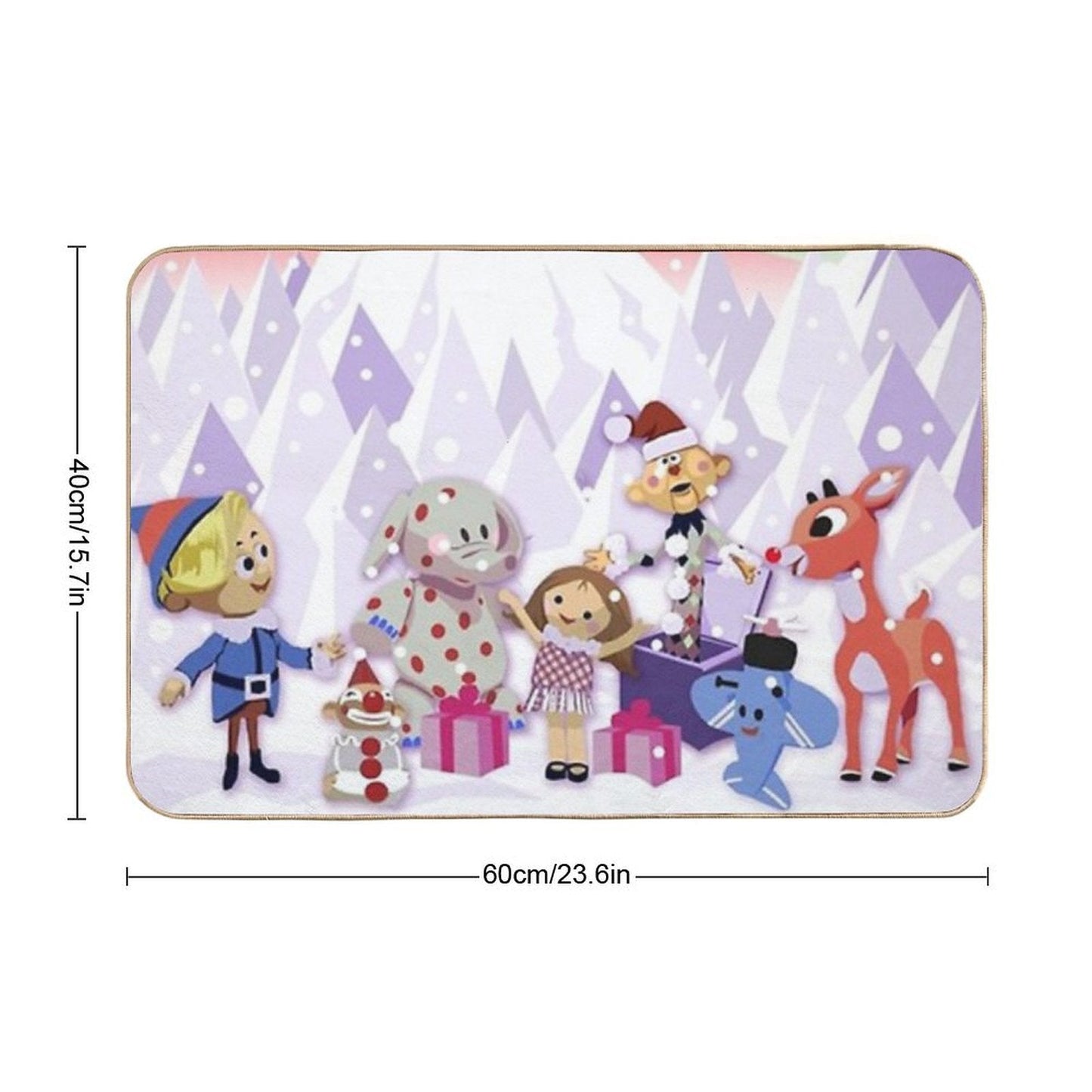Island of Misfit Toys  Easy To Clean Bath Mat